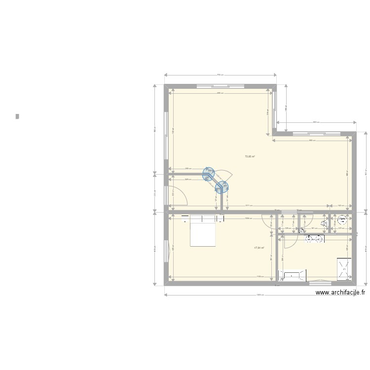 Nyons 1. Plan de 0 pièce et 0 m2