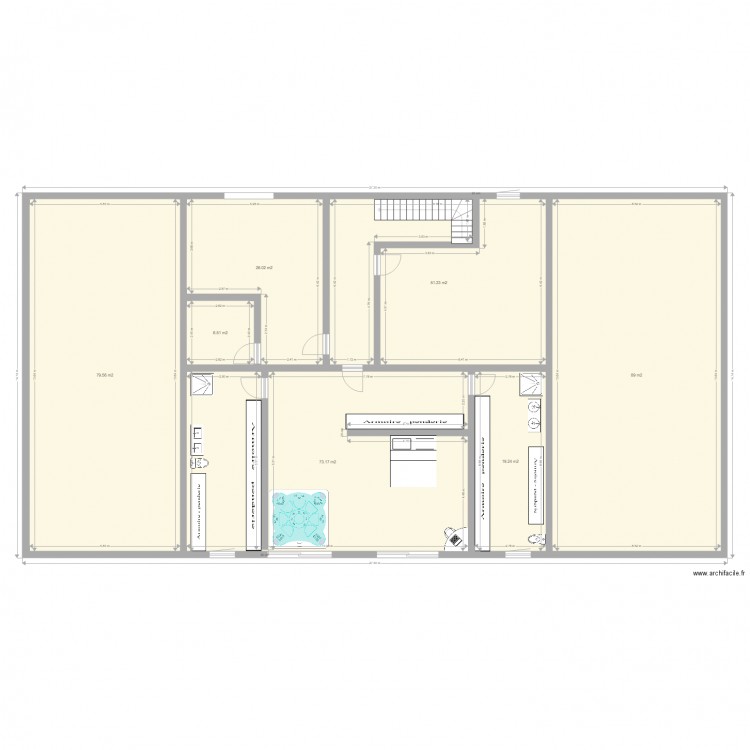 Reconstrution refuge de sarenne. Plan de 0 pièce et 0 m2