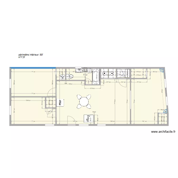 591 Lavigueur 3 modifi&eacute;. Plan de 