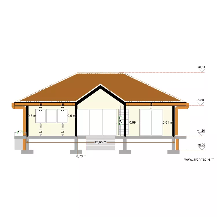 PC Facade Avant B. Plan de 