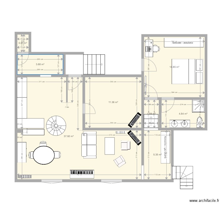 Projet Maisons Laffitte 2. Plan de 0 pièce et 0 m2