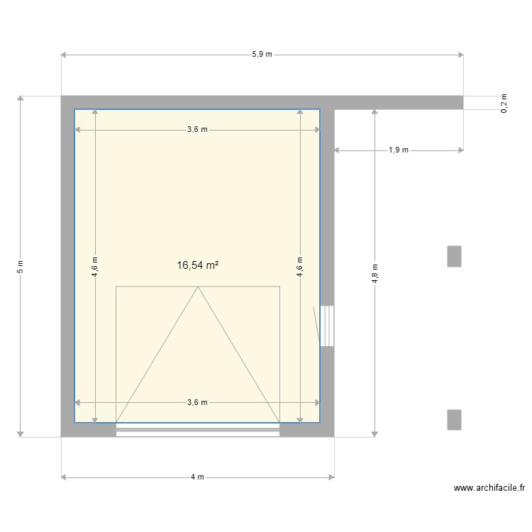 GARRAGE LOLO. Plan de 0 pièce et 0 m2