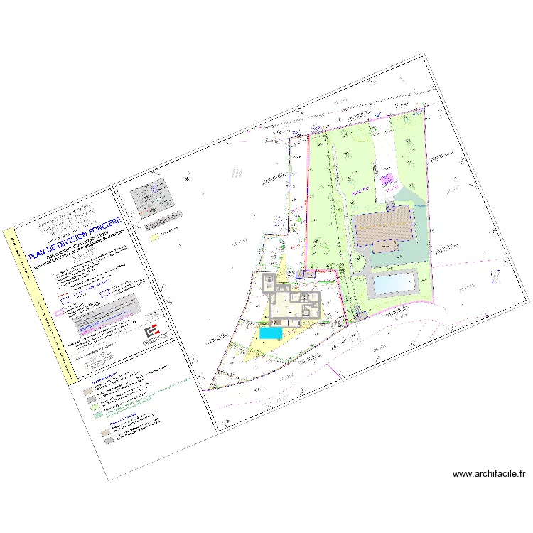 Mougins 4 Ter 2. Plan de 14  et 215 m²