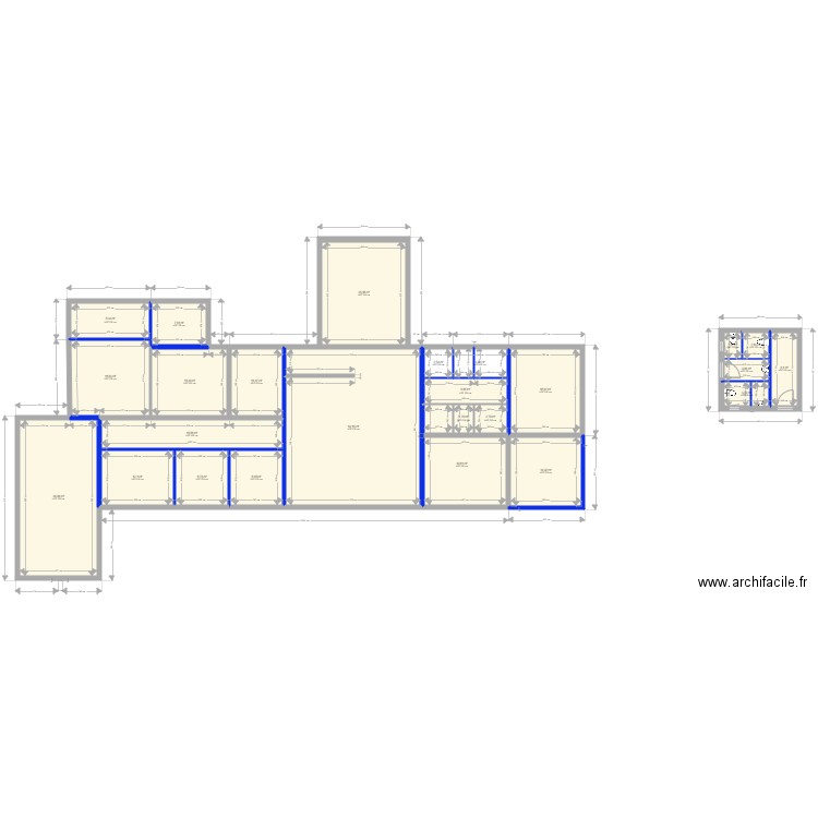 mas martin-perret eygalieres v2. Plan de 25 pièces et 319 m2