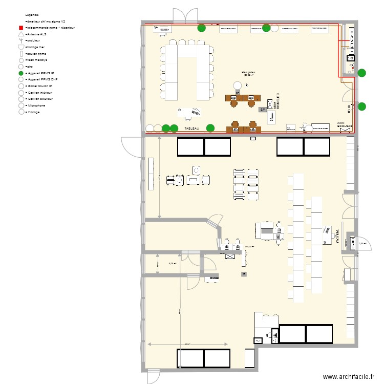 Plan PPMS IP et DHF Pierre Cyril Nolan et Florian. Plan de 5 pièces et 372 m2