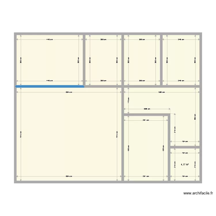 Bureaux de Rabi. Plan de 