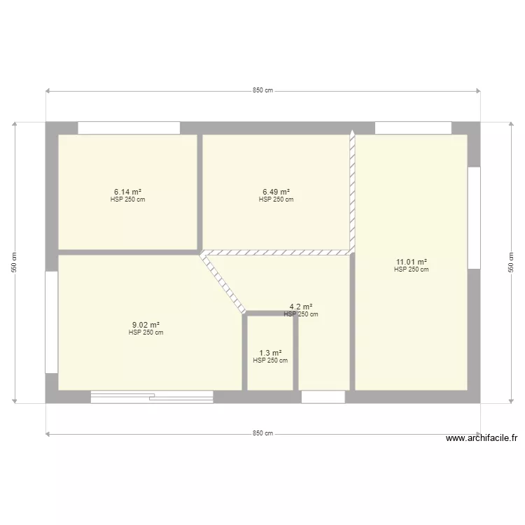 Projet extension MA2. Plan de 