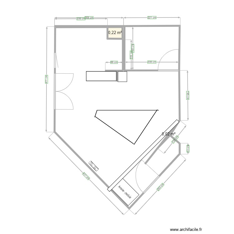 appart pessac. Plan de 0 pièce et 0 m2