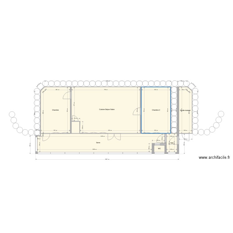 Earthship 5 plan de niveau. Plan de 0 pièce et 0 m2