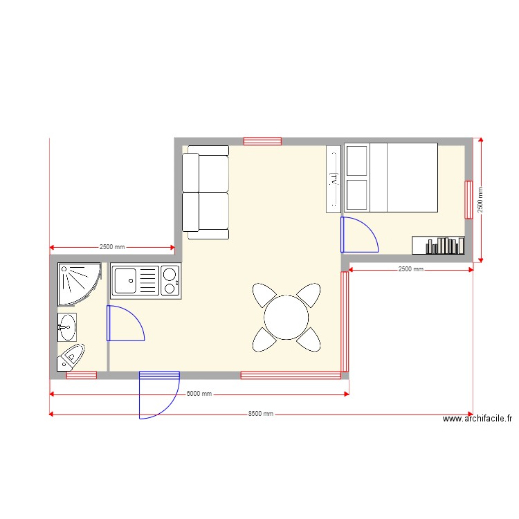 Podolsk 2 mod. Plan de 0 pièce et 0 m2