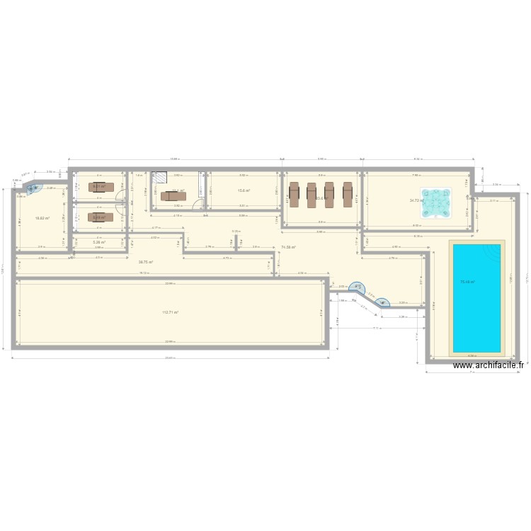 SPA ET PISCINE. Plan de 0 pièce et 0 m2