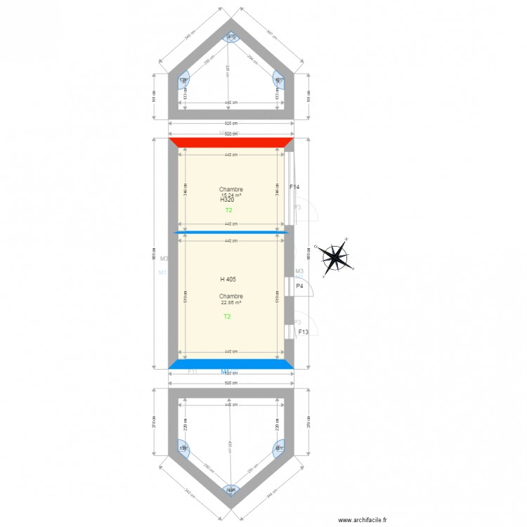 Plan PIRIOU Bat B. Plan de 0 pièce et 0 m2