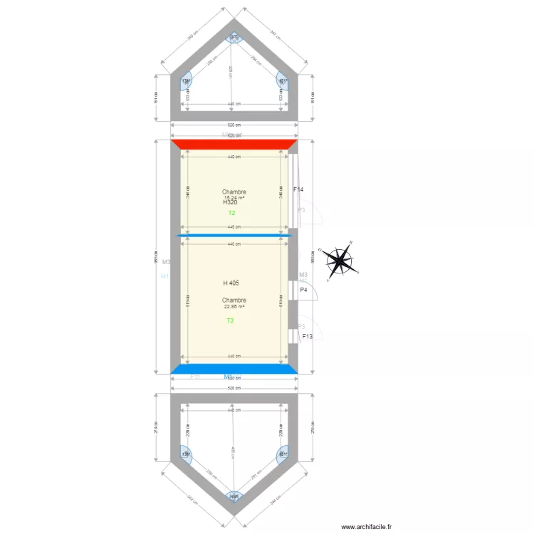 Plan PIRIOU Bat B. Plan de Plan PIRIOU Bat B. Plan de