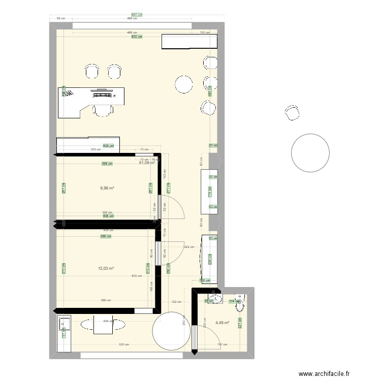 AIGUES MORTES 2. Plan de 4 pièces et 78 m2