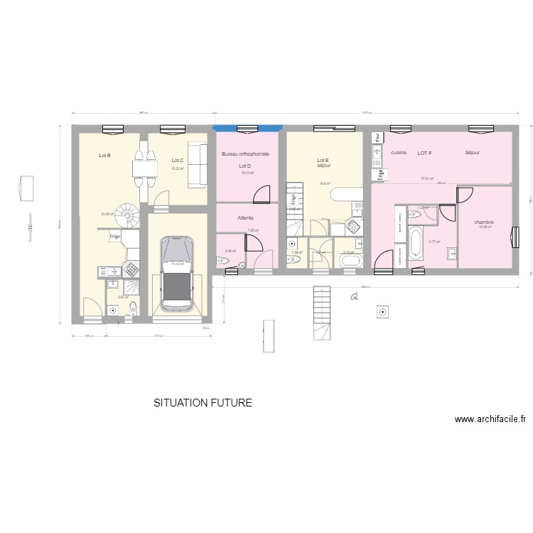 Bob extension. Plan de 0 pièce et 0 m2