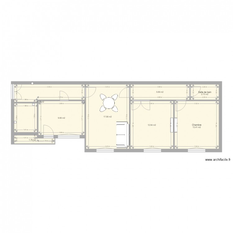 appart lille. Plan de 0 pièce et 0 m2