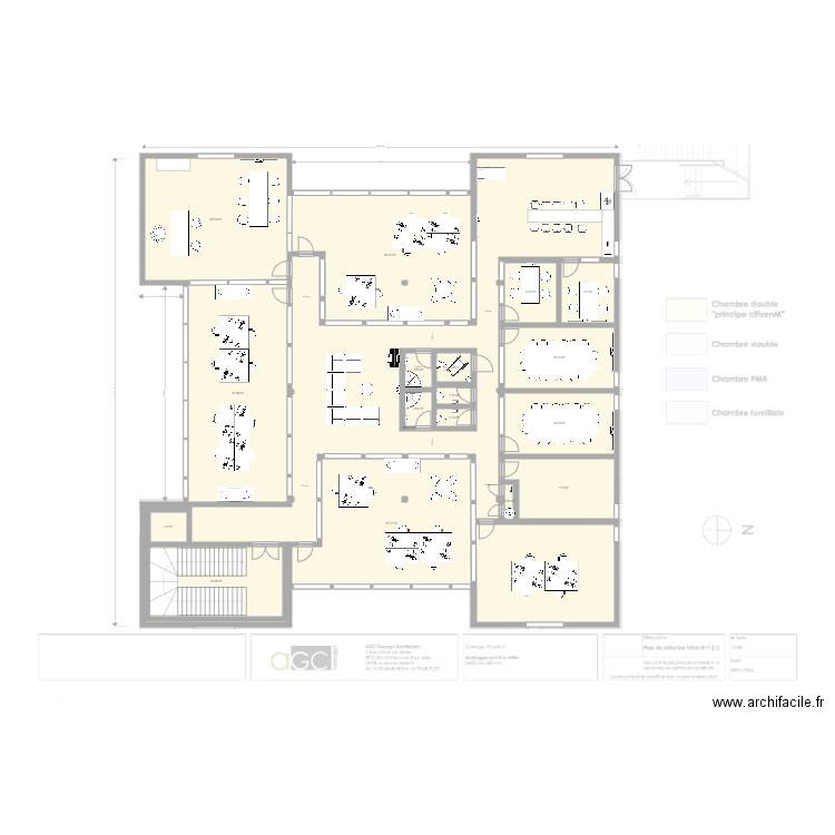 BUREAUX ANCONE. Plan de 0 pièce et 0 m2