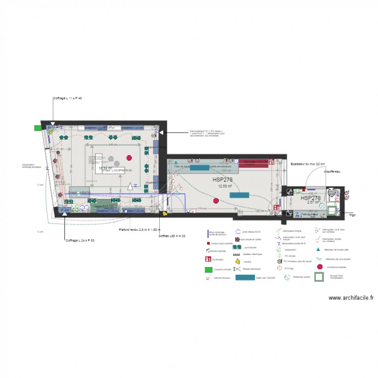 PLAN électrique au 01 12 16. Plan de 0 pièce et 0 m2