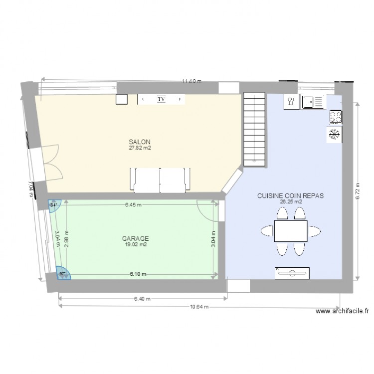 plan grange chouvel  V8. Plan de 0 pièce et 0 m2