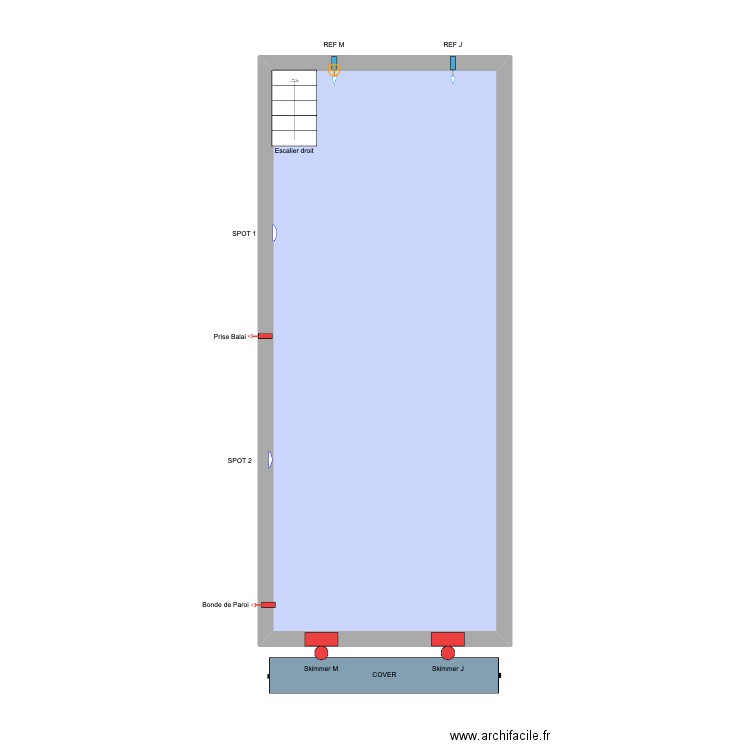 CREATION JARDIN - SAUVENIERE - S00082. Plan de 1 pièce et 40 m2