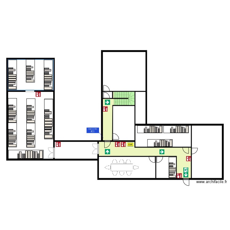 Setec RDC 1. Plan de 0 pièce et 0 m2