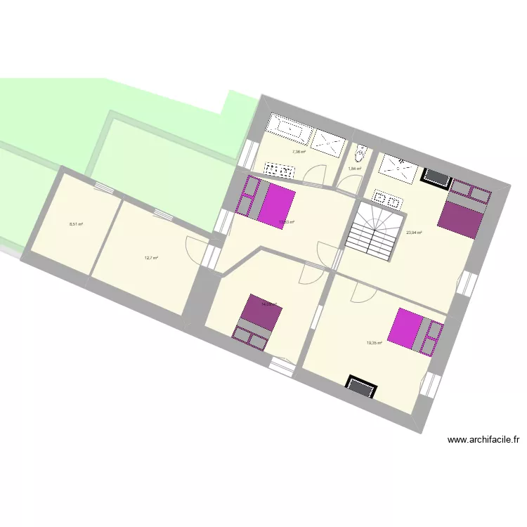 Manu Bouchemaine Apr&egrave;s  eco. Plan de 