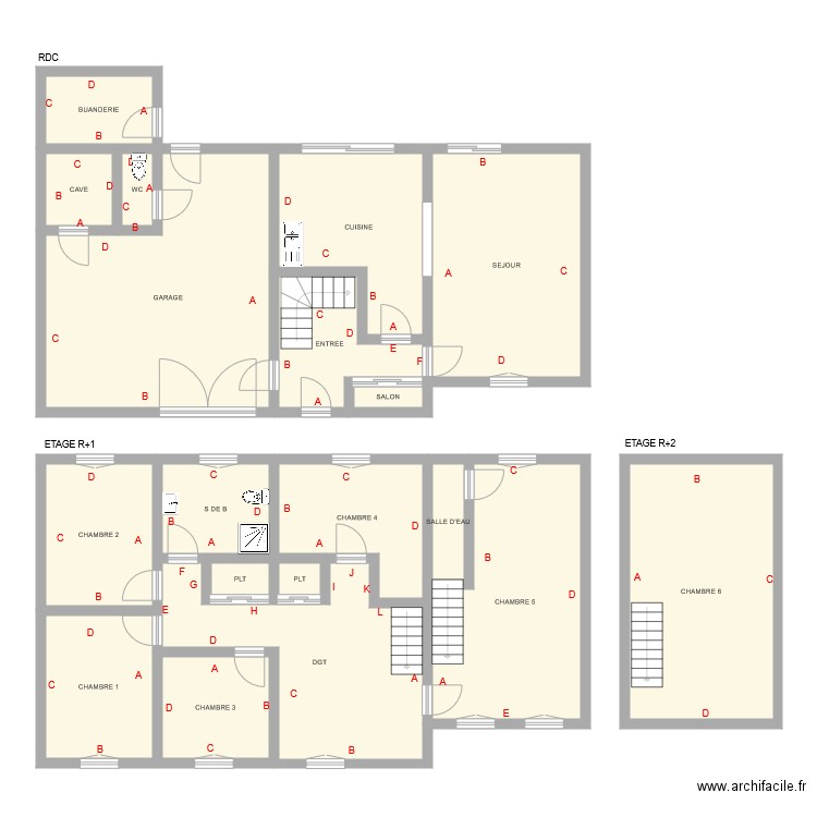 ETEFFE. Plan de 0 pièce et 0 m2