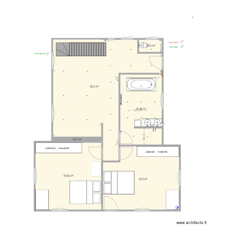 haut 9cm 03 2021 loufoque. Plan de 0 pièce et 0 m2