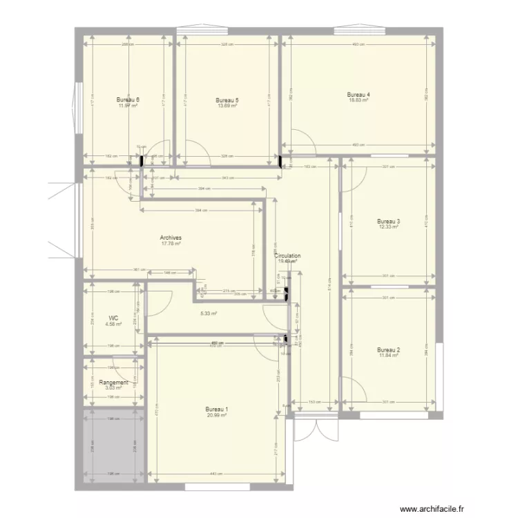Coignieres 38 42 RN10. Plan de 