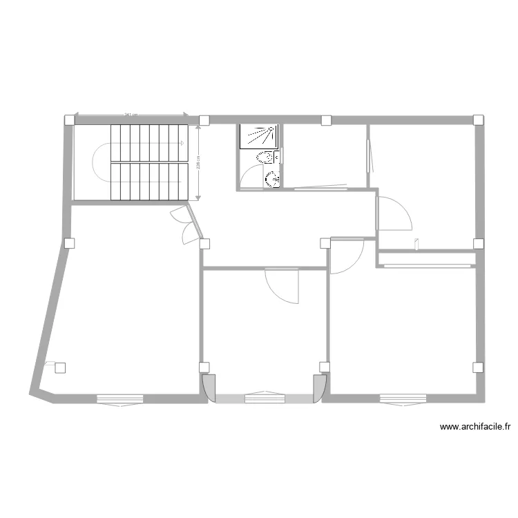 PLAN MAISON MODIFIE 3. Plan de 