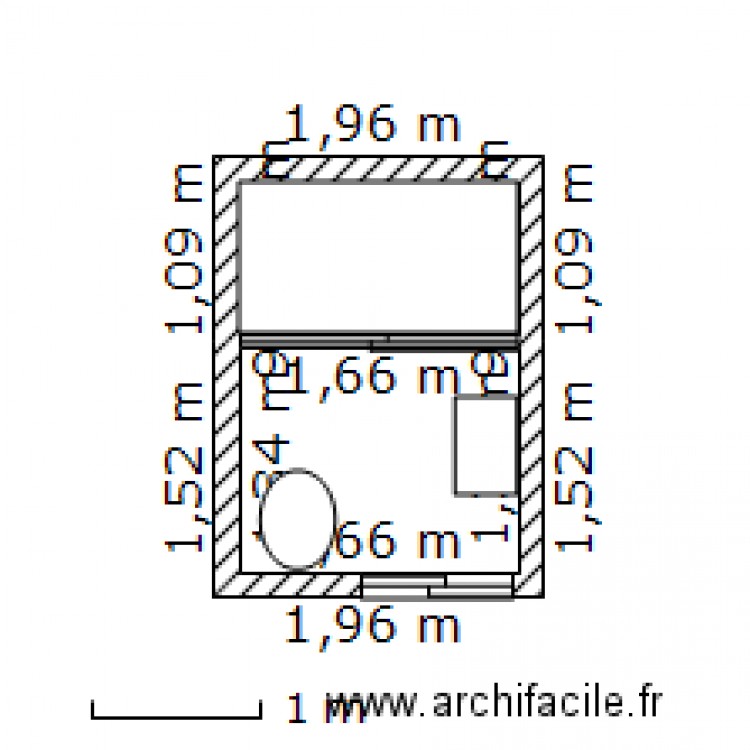 salle de bain 2. Plan de 0 pièce et 0 m2