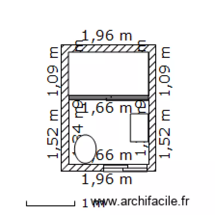 salle de bain 2. Plan de 
