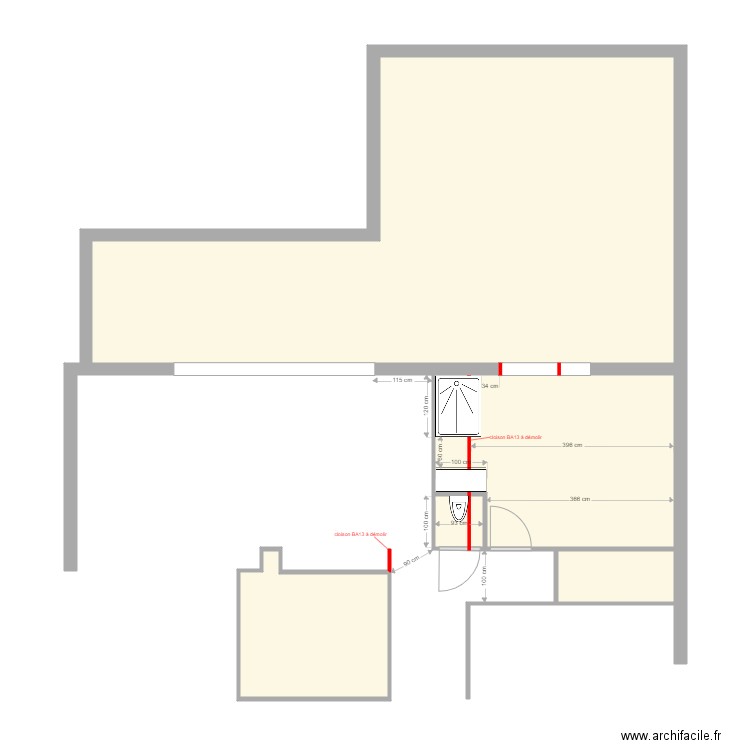 VICQUELIN. Plan de 0 pièce et 0 m2