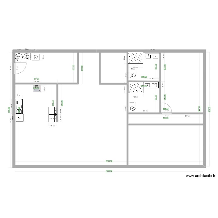 135m2 1 niveau. Plan de 0 pièce et 0 m2