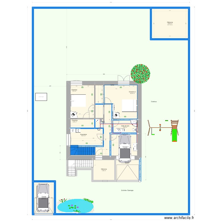 Maison Croix Berthaud. Plan de 14 pièces et 613 m2