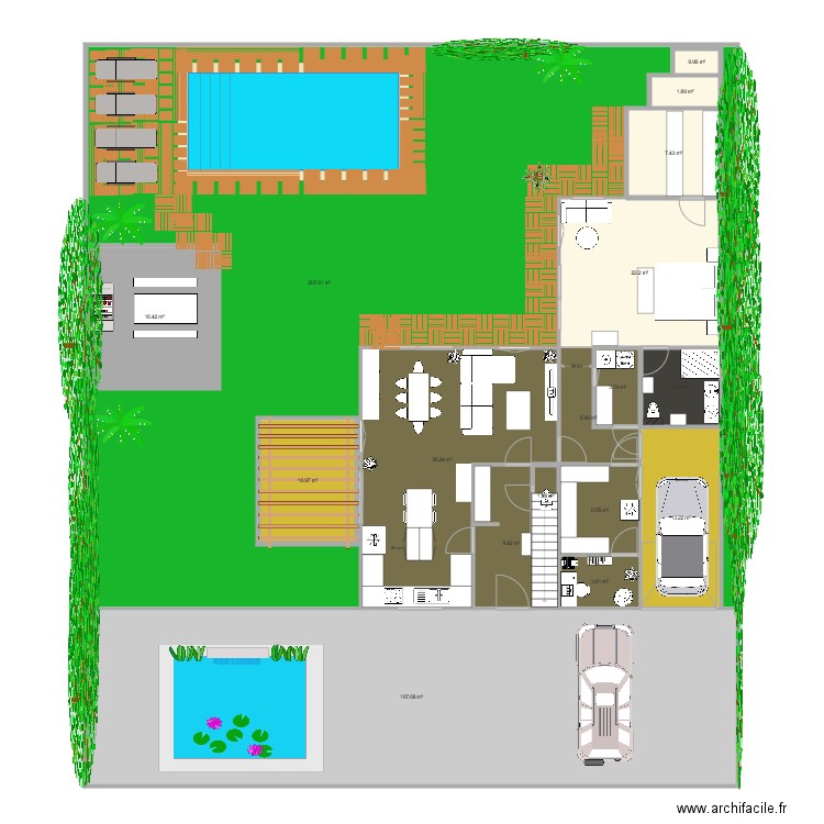 maison marcinelle après parcelle. Plan de 0 pièce et 0 m2