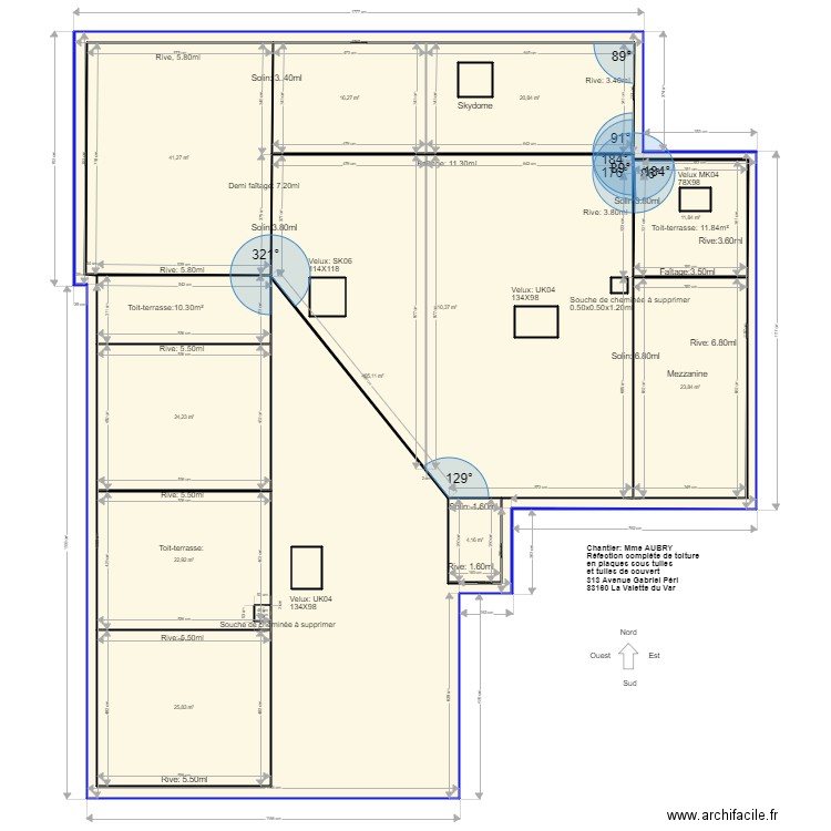 AUBRY. Plan de 0 pièce et 0 m2