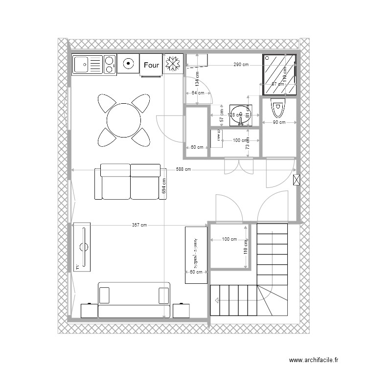 michel2chaufe eau  c. Plan de 0 pièce et 0 m2