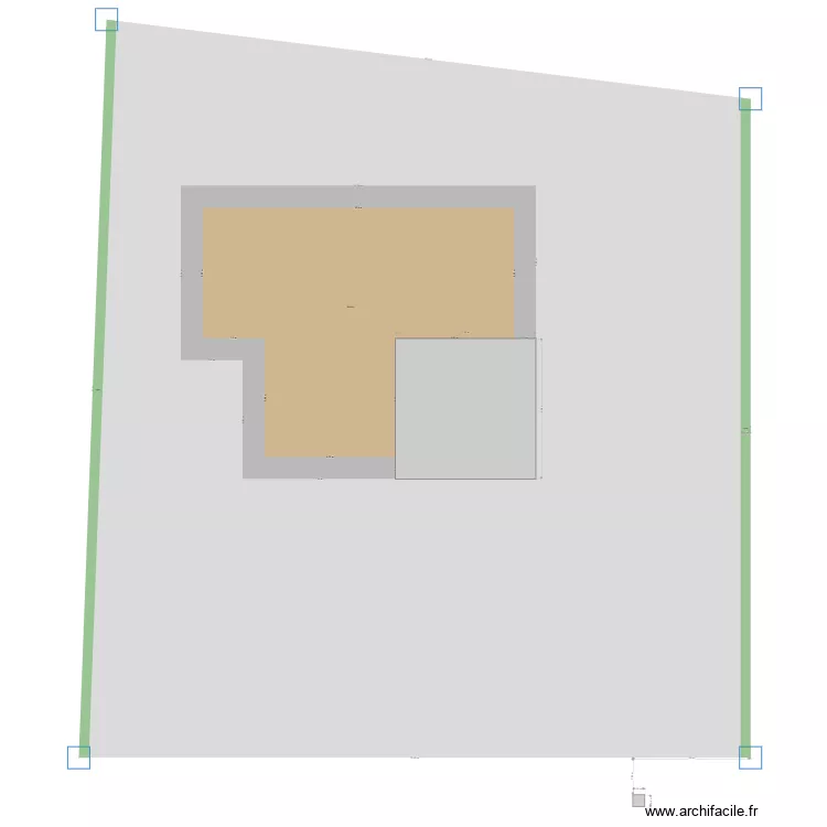 Terrain + Maison + aménagement. Plan de Terrain + Maison + aménagement. Plan de