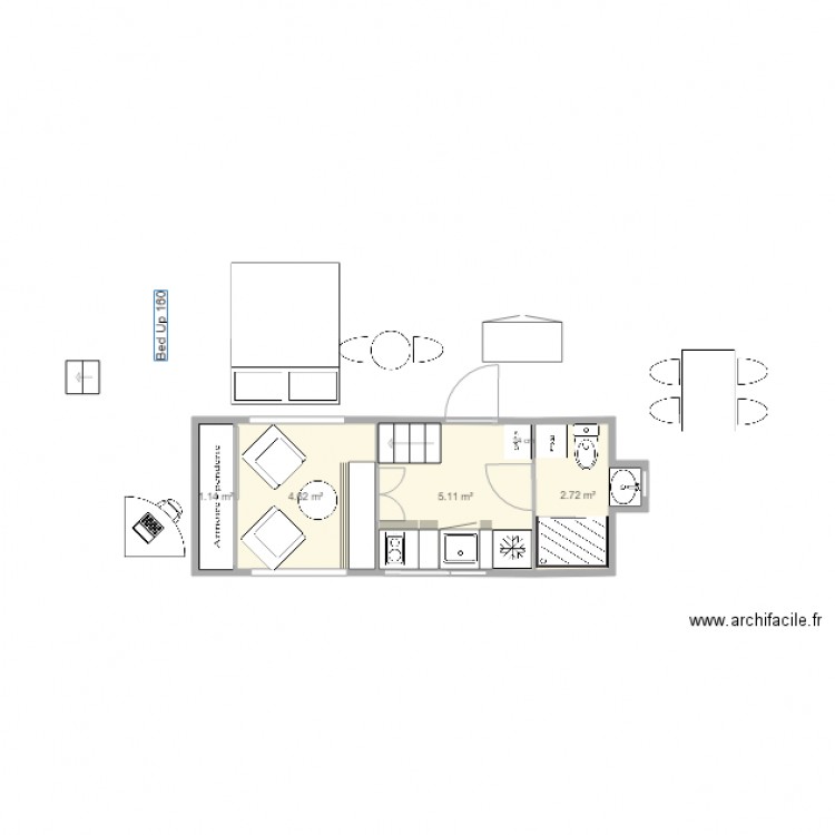 Tiny 5 jour. Plan de 0 pièce et 0 m2