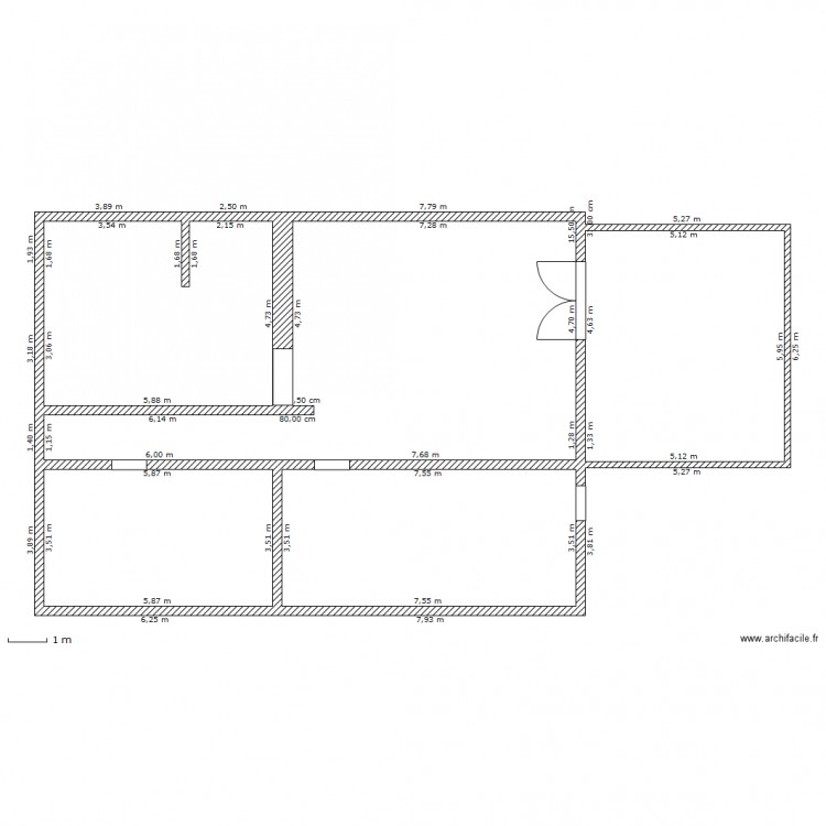 projet achat rdc modif. Plan de 0 pièce et 0 m2