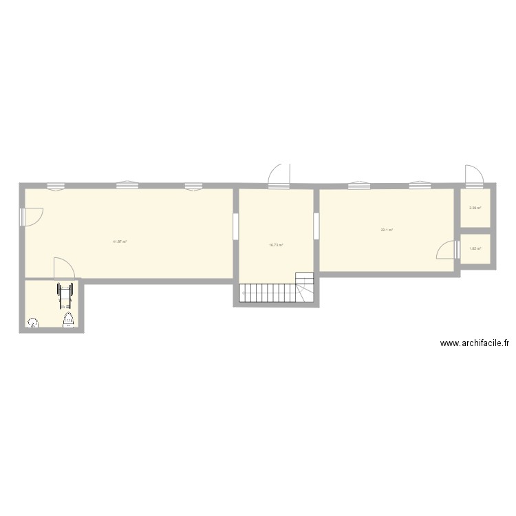 rdc ecoferme. Plan de 0 pièce et 0 m2