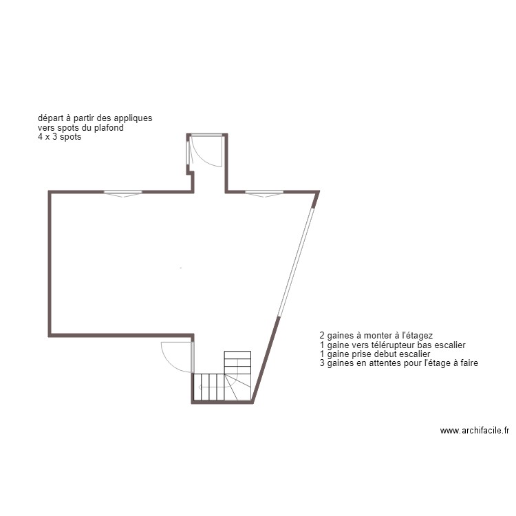 David RC Cuisine SM. Plan de 0 pièce et 0 m2