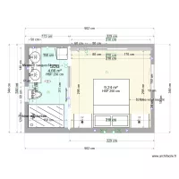 Plan suite parentale avec WC