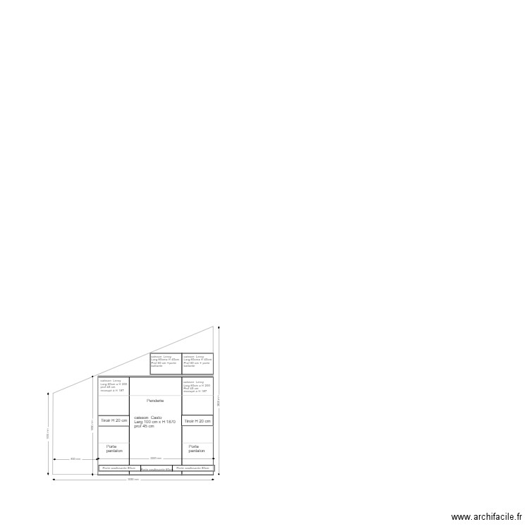 dressing 2. Plan de 0 pièce et 0 m2