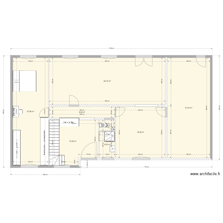 pavillon longueau après travaux. Plan de 0 pièce et 0 m2