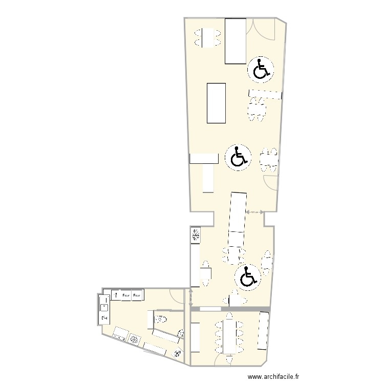 Plan Existant DQM. Plan de 0 pièce et 0 m2