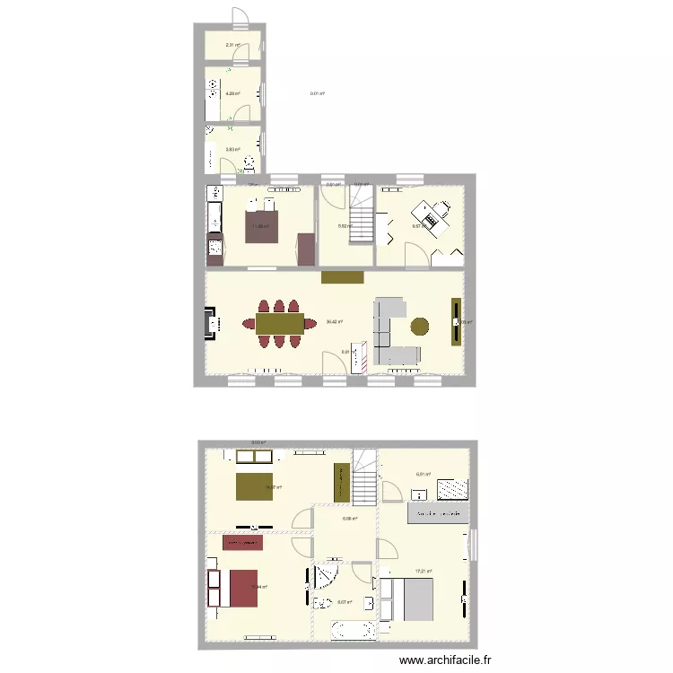 maison nvx3. Plan de 