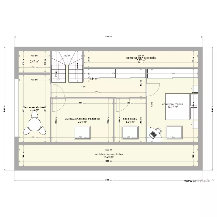 Aménagement étage au 10 nov 2021 V3. Plan de Aménagement étage au 10 nov 2021 V3. Plan de