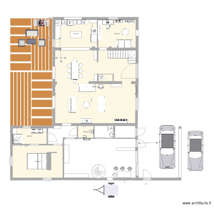 Maison DeschampsV8. Plan de 0 pièce et 0 m2